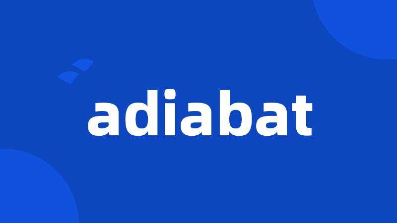 adiabat