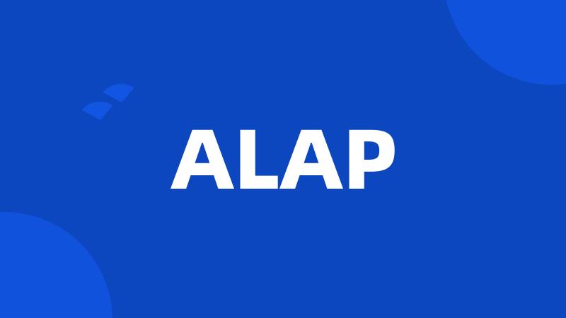 ALAP