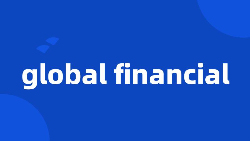 global financial