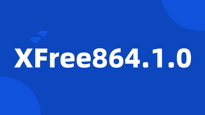 XFree864.1.0