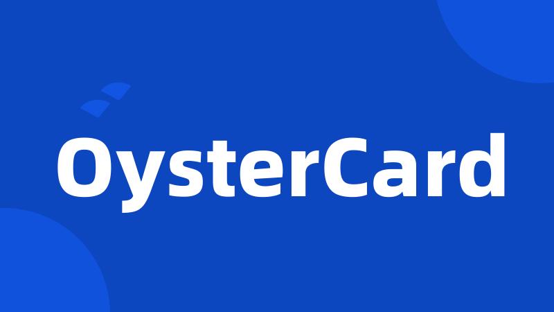 OysterCard