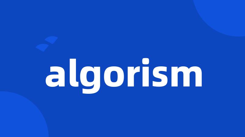 algorism