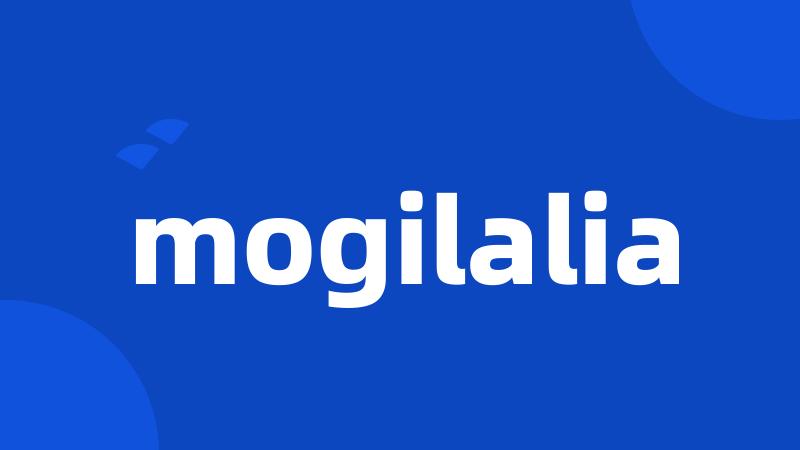 mogilalia