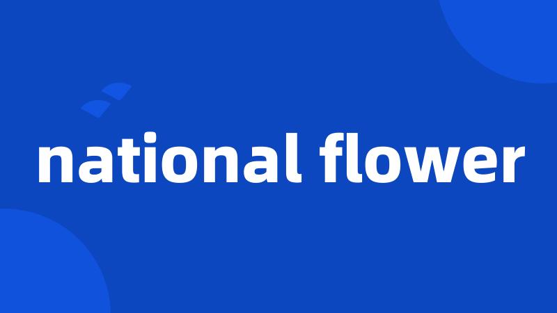 national flower