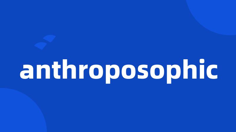 anthroposophic