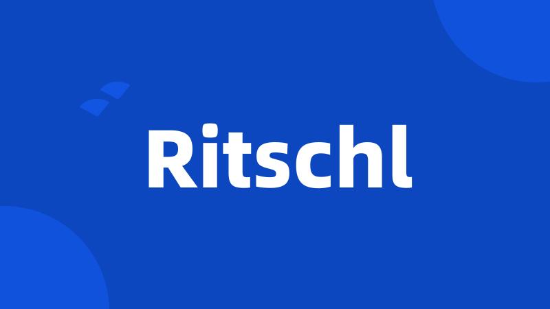 Ritschl