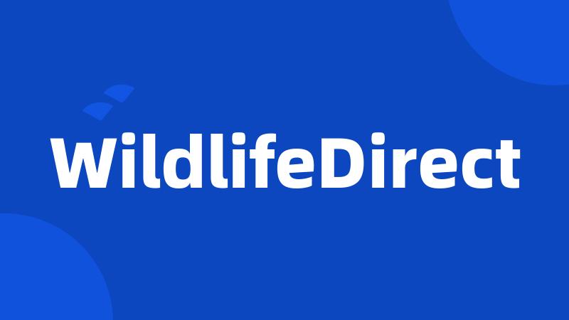 WildlifeDirect