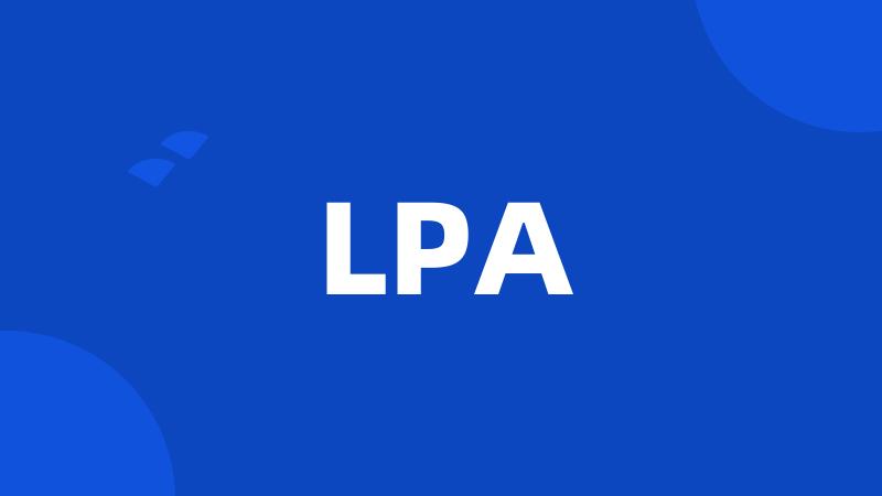 LPA