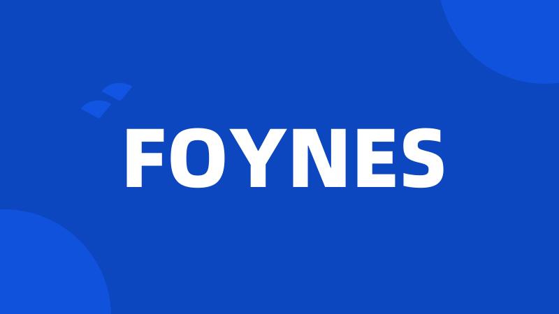 FOYNES