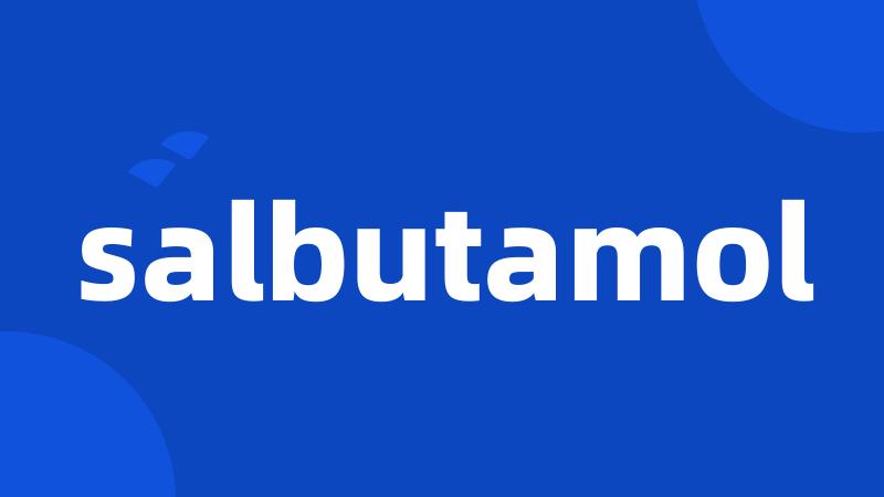 salbutamol