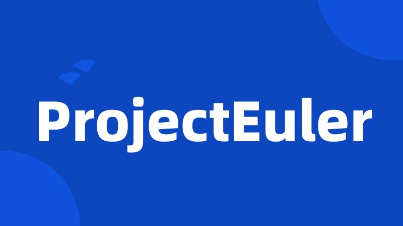 ProjectEuler