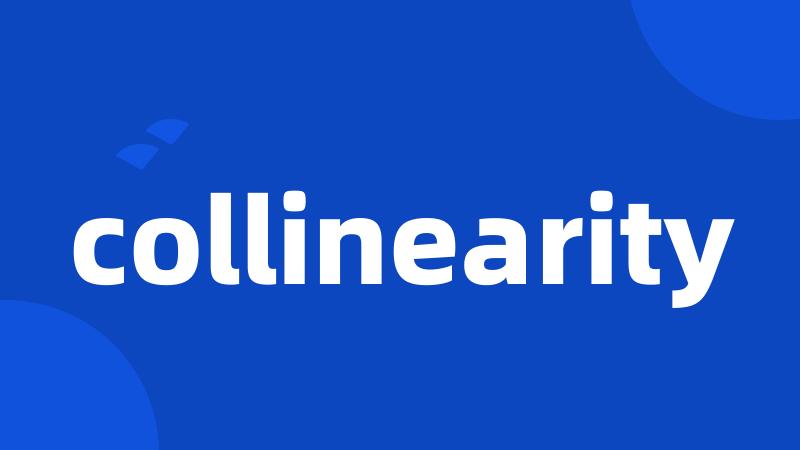 collinearity