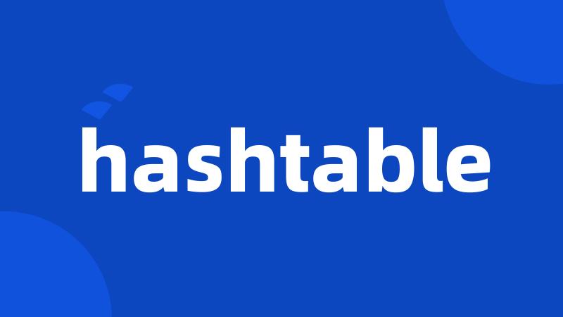 hashtable