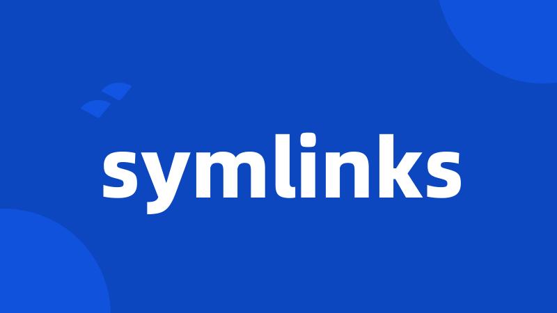 symlinks