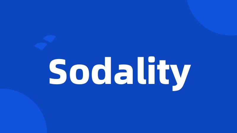 Sodality