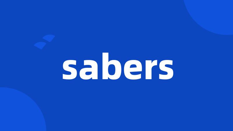 sabers