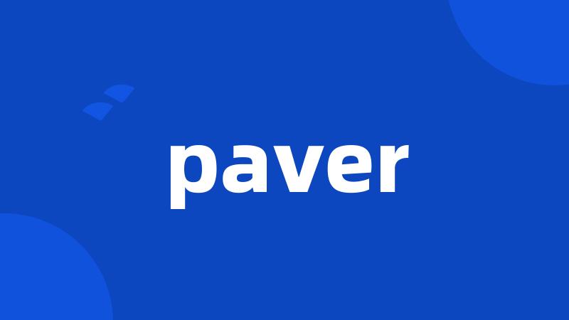 paver