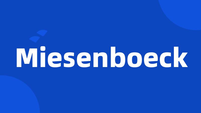 Miesenboeck