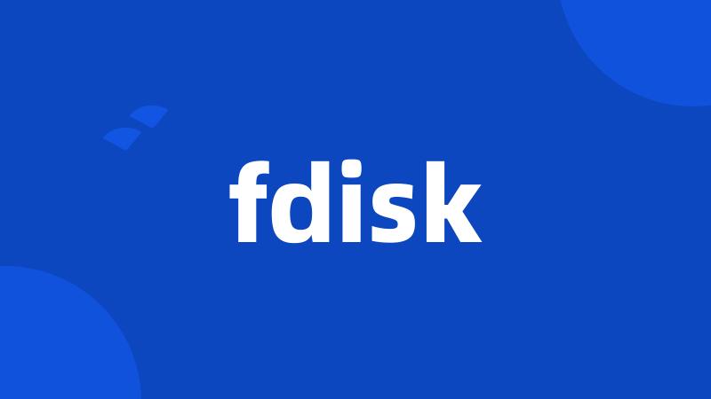 fdisk