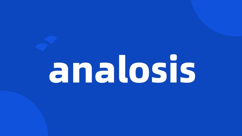 analosis