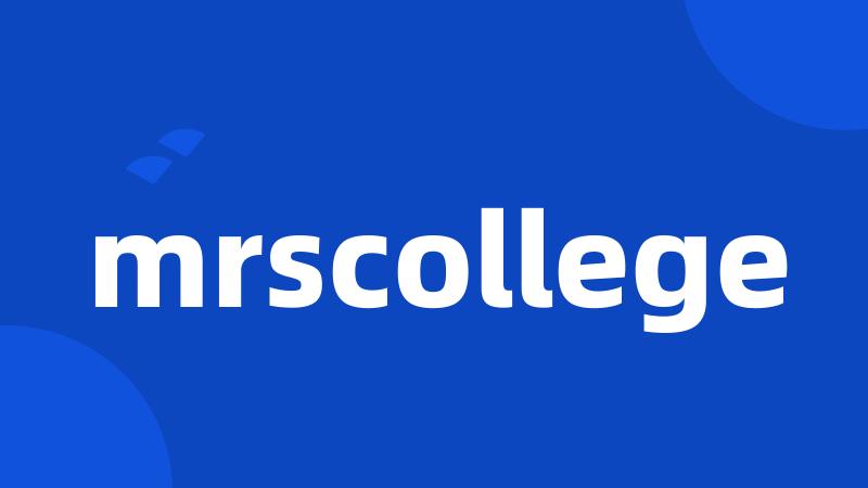 mrscollege