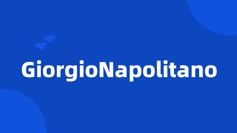 GiorgioNapolitano