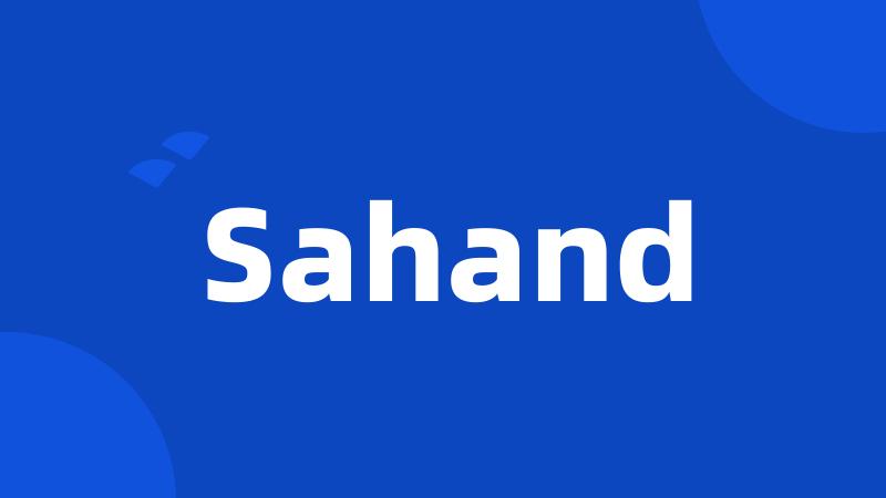 Sahand