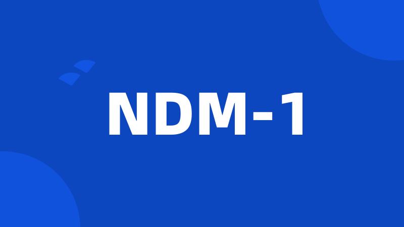 NDM-1