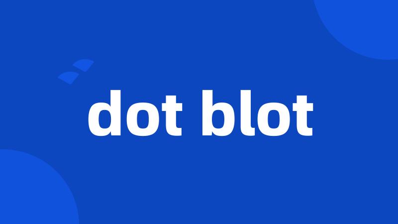 dot blot