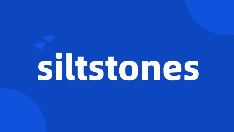 siltstones