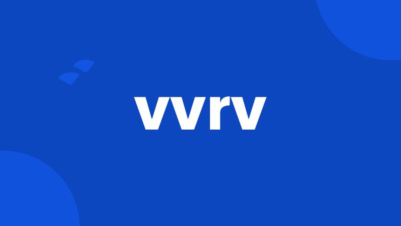 vvrv