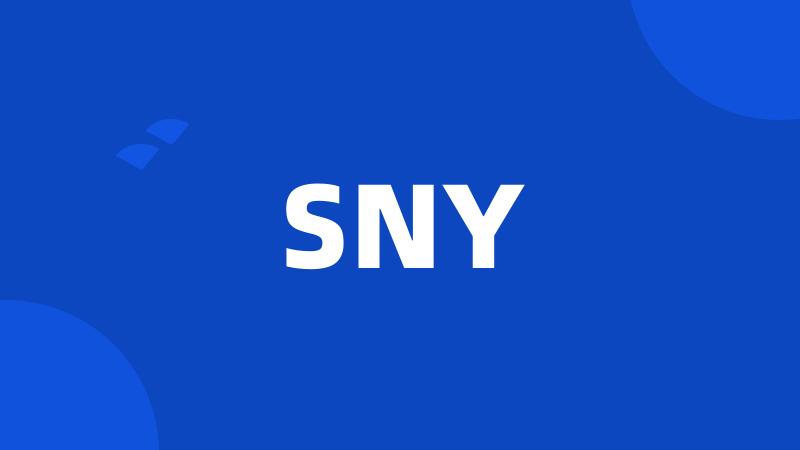 SNY