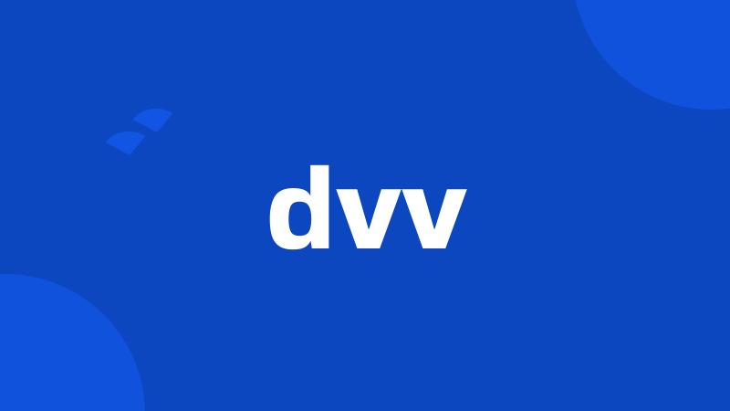 dvv