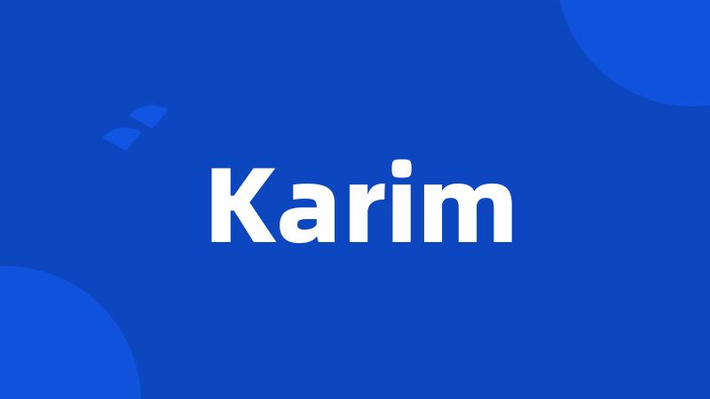 Karim