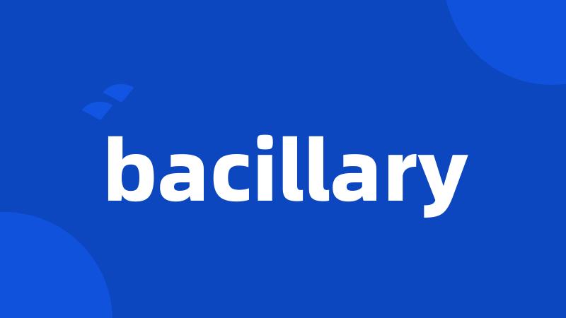 bacillary