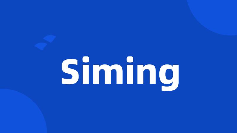 Siming