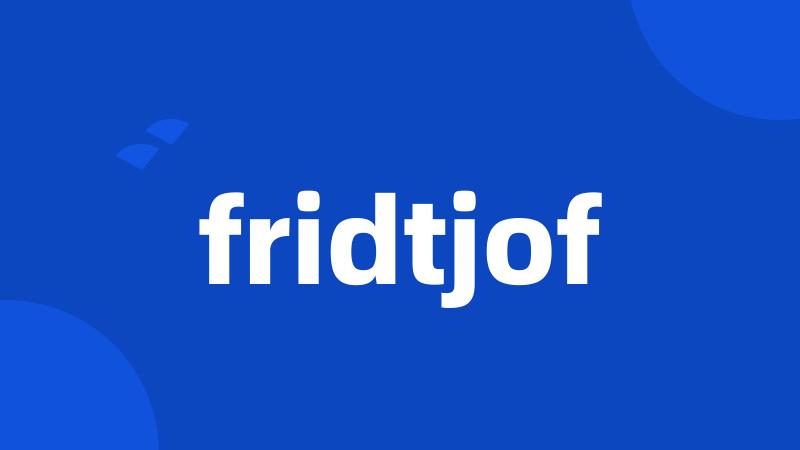 fridtjof