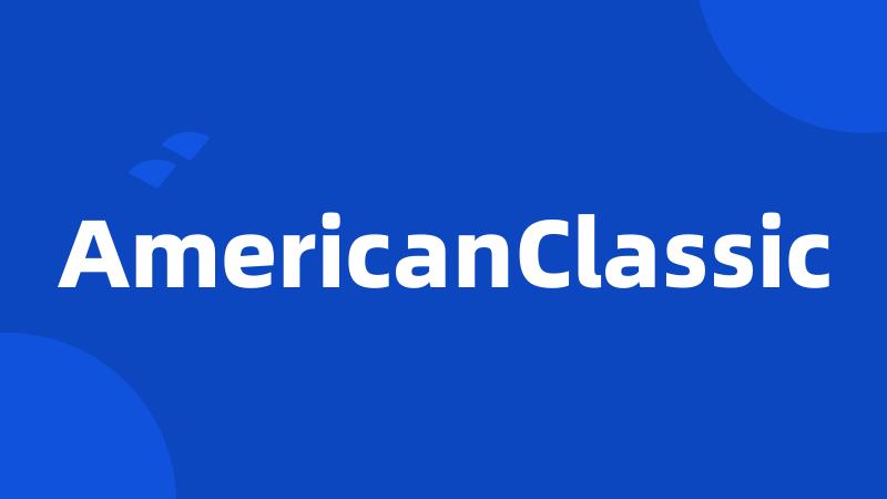 AmericanClassic