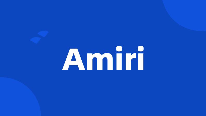 Amiri