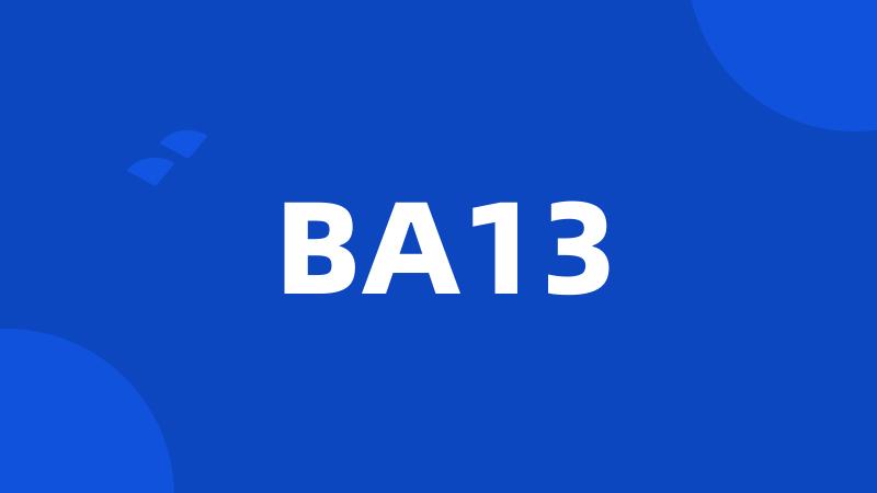 BA13