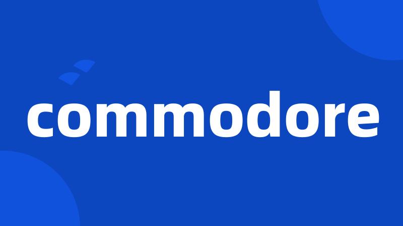 commodore