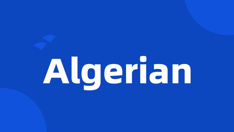 Algerian