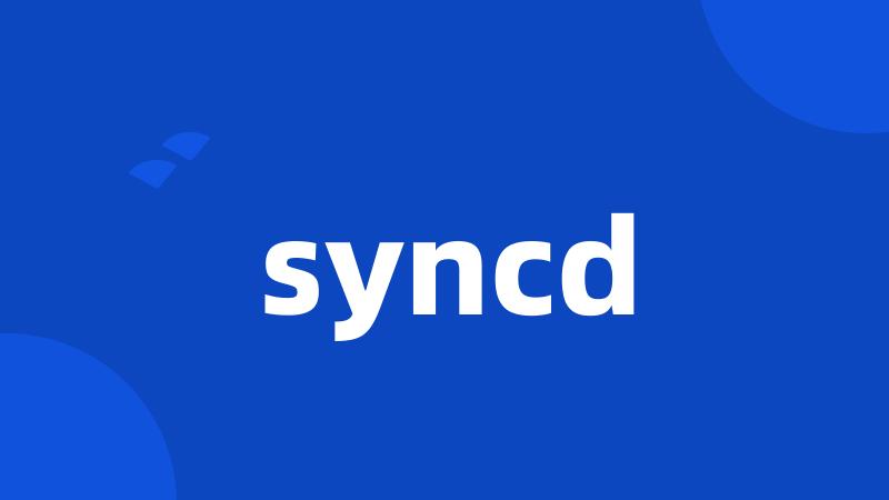 syncd