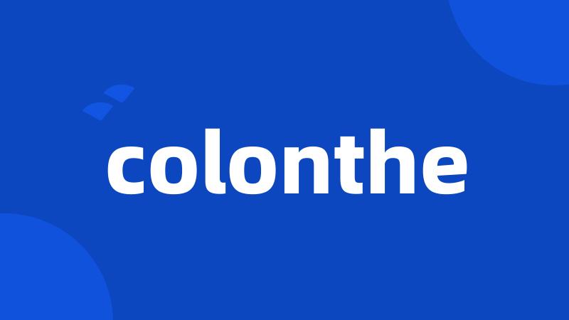 colonthe