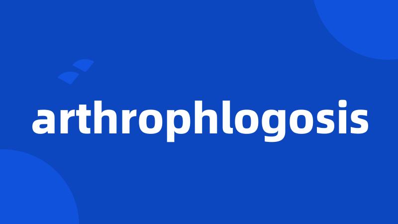 arthrophlogosis