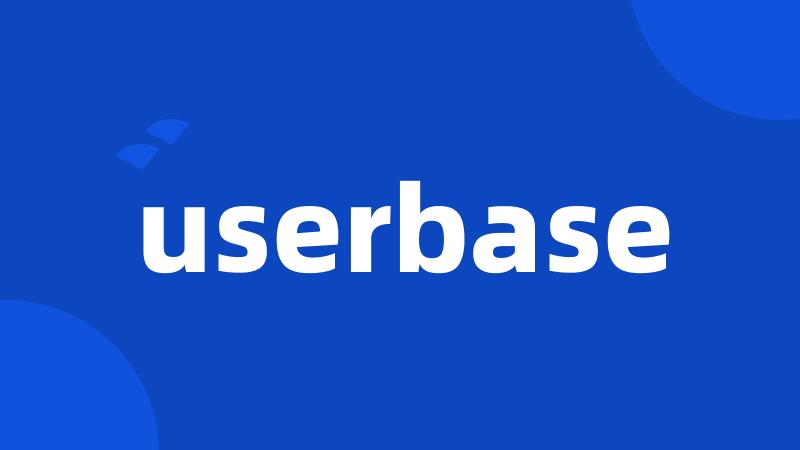 userbase