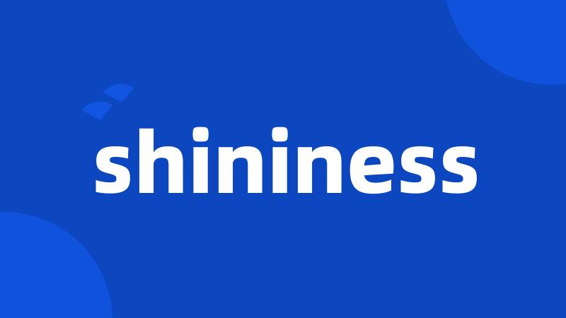 shininess