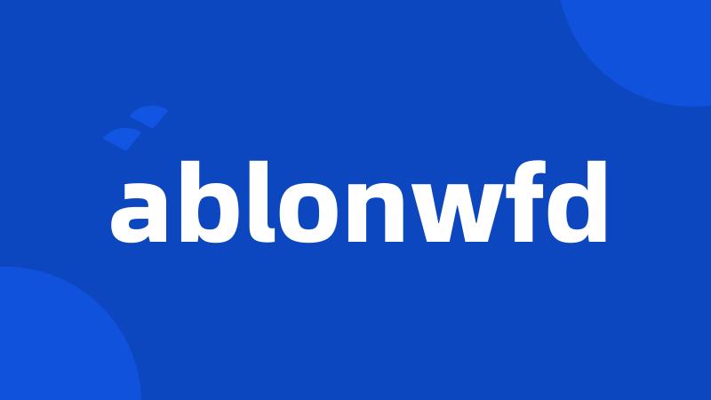 ablonwfd