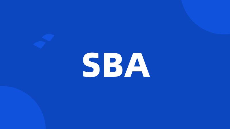 SBA