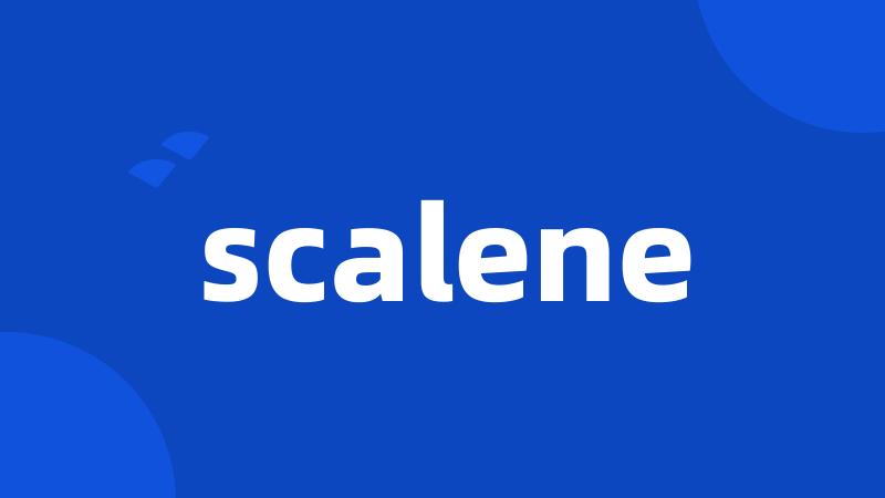 scalene